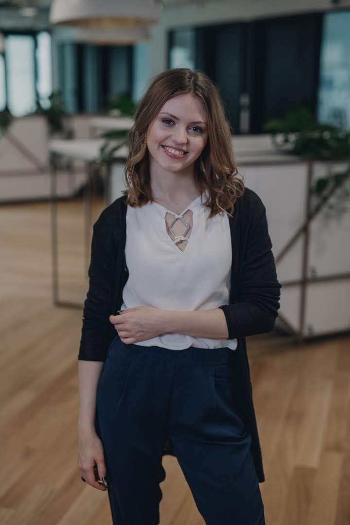 Relaxed indoor portrait — smart casual